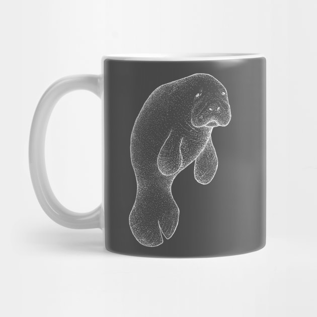 Manatee - chalkboard by Inspirational Koi Fish